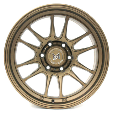 MFlow MF06 Bronze 17" 17x8.5 +25 6x139.7 CB95.1 Fit Tacoma 4Runner 2024 & Beyond