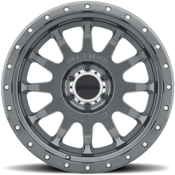 Method Race Wheels 605 NV Titanium Wheel with Gloss (20 x 10. inches /5 x 5 mm, -24 mm Offset) Set of 4