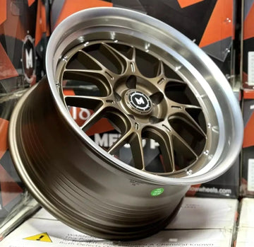 20x8.5/20x9.5 5x114.3 +35 MFlow MFL2 Matte Bronze Wheels 20" Staggered Rims Set