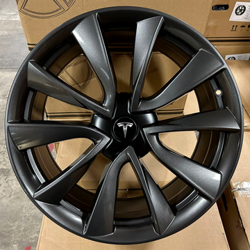 4 PCS 19" Wheels 19x8.5 ET35 5x114.3 CB73.1 Fits Tesla Model Y 3 Gunmetal Rims