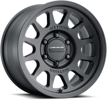Method Race Wheels MR703 Black Wheel with Matte (0 x 8.5 inches /6 x 139 mm, 0 mm Offset) Set of 4