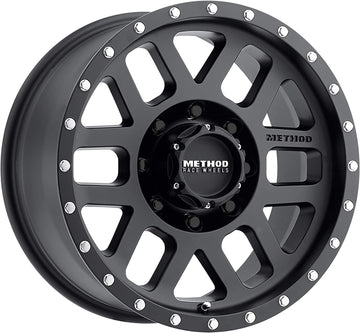 Method Race Wheels 306 Mesh Matte Black 18x9" 8x170", 18mm offset 5.75" Backspace, Set of 4
