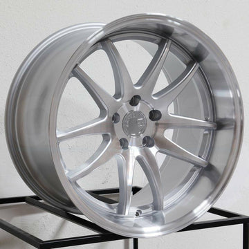 Aodhan DS02 Wheels 19x9.5 +30 5x114.3 Silver Machined Face 19 Inch Rims Set 4