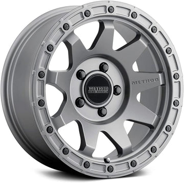 Method Race Wheels 317 Custom Wheel - 18x9, 3 Offset, 6x139.7 Bolt Pattern, 106.25mm Hub - Gloss Titanium Rim, Set of 4