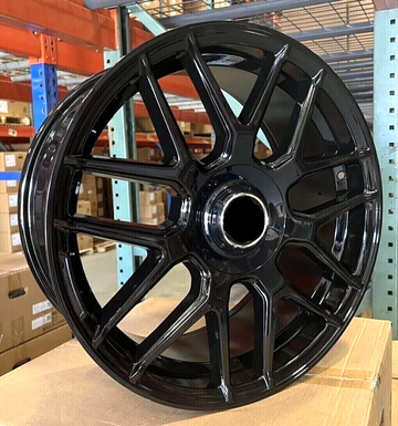 20" WHEELS FOR MERCEDES S450 S550 S600 20X8.5 +30 / 20X9.5 +35 BLACK RIMS SET 4