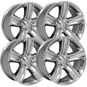 (Set of 4) OE Wheels DG65 20x9 5x5.5" +19mm Polished Wheels Rims 20" Inch