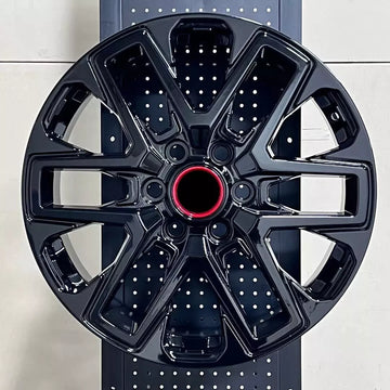 18" W208 PRO STYLE GLOSS BLACK WHEELS RIMS FITS 2023+ TOYOTA TUNDRA SR5 OFF-ROAD