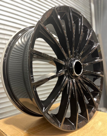 20" Wheels For Mercedes S500 S550 S600 CL500 4 MATIC 20x8.5 +35 5x112 Black Set