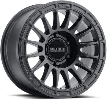 Method Race 314 Custom Wheel - Matte Black Rims - 17" x 8.5", 0 Offset, 6x139.7 Bolt Pattern, 106.25mm Hub, Set of 4