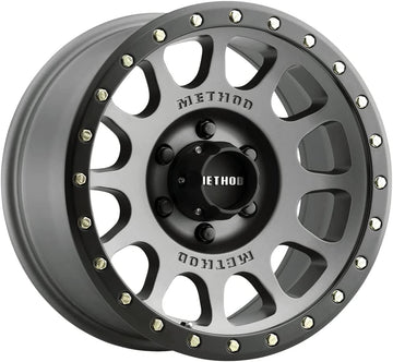 Method Race Wheels MR305 NV Titanium-Matte Black Lip Wheel with Aluminum (16 x 8. inches /6 x 5 mm, 0 mm Offset) Set of 4
