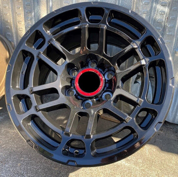 22x9 +15 SEMA Pro Gloss Black Wheels For Toyota Tacoma FJ Cruiser 4Runner Rims