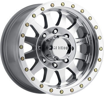 Method Race Wheels 304 Double Standard Machined/Clear Coat 20x10" 8x6.5", 18mm offset 4.76" Backspace, Set of 4