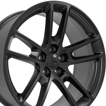 OE Wheels LLC 20 inch Rim Fits Dodge Challenger SRT Wheel DG23 20x9 Satin Black Wheel Hollander 2718, Set of 4