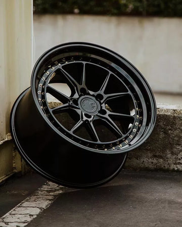 18x8.5 Gloss Black Wheels Aodhan DS08 5x120 +35 Rims 18" Set 4