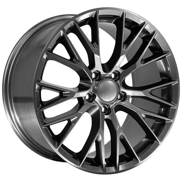 (Set of 4) OE Wheels CV22B 18x8.5 5x4.75" +56mm Gunmetal Wheels Rims 18" Inch