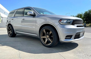 22" Wheels Fit Dodge Durango Jeep Grand Cherokee Wrangler 5x127 Bronze HC2 Style