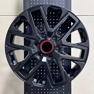 18" W208 PRO STYLE SATIN BLACK WHEELS RIMS FITS 2023+ TOYOTA TUNDRA SR5 OFF-ROAD