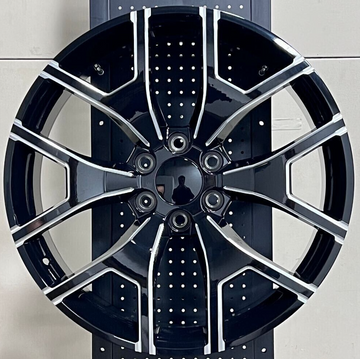 4 PCS 22" GLOSS BLACK WHEELS FIT 6X139.7 CADILLAC ESCALADE RIMS SET