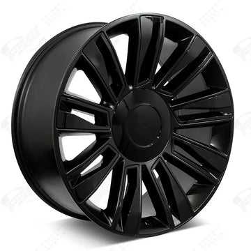 26" Black Platinum Style Wheels Set 4 Fit Cadillac Escalade 26x9.5 Rims 6x139.7