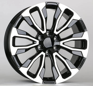 (SET 4) 22" WHEELS FITS 6X139.7 CHEVY SILVERADO TAHOE SUBURBAN GMC DENALI RIMS