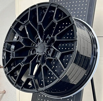 4 PCS 20" WHEELS GLOSS BLACK 20x8.5 RIMS 5x120 fits BMW 3 SERIES 5 SERIES Xdrive