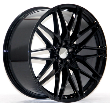 22" 22x9.5 / 22x10.5 Gloss Black Wheels Set Fit BMW E70 F15 E71 F16 X5 X6 Rims
