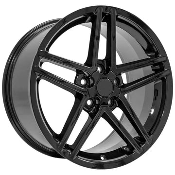OE Wheels CV07B 19x10 5x4.75" +65mm Gloss Black Wheel Rim 19" Inch