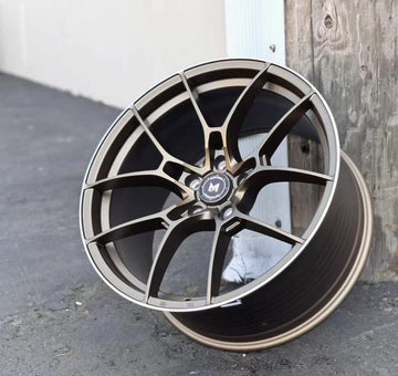 19" MFlow Racing Wheels MFR4 Bronze 19x8.5 5x114.3 +35 CB73.1 Fit JDM Cars Set 4