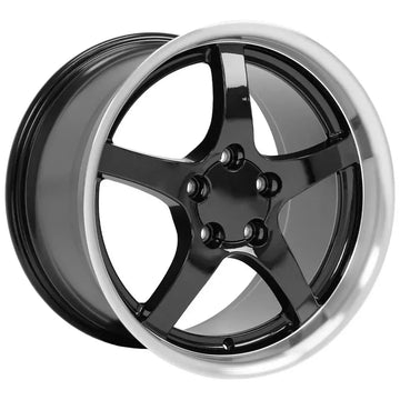 OE Wheels CV05 17x9.5 5x4.75" +54mm Black Wheel Rim 17" Inch