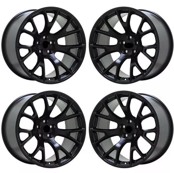 20x11 ET-2.5 SATIN BLACK 20" WHEELS FOR WIDEBODY DODGE CHALLENGER CHARGER