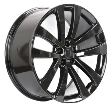 22" FULL GLOSS BLACK DYNAMIC RIMS WHEELS FOR LAND ROVER RANGE HSE FULL SPORT SC