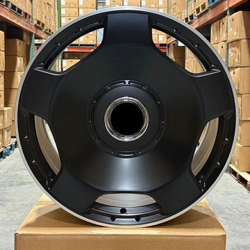 22x9.5 Wheels For Mercedes G350 G400 G500 G550 G Wagon Black 22" 5x130 Rims Set