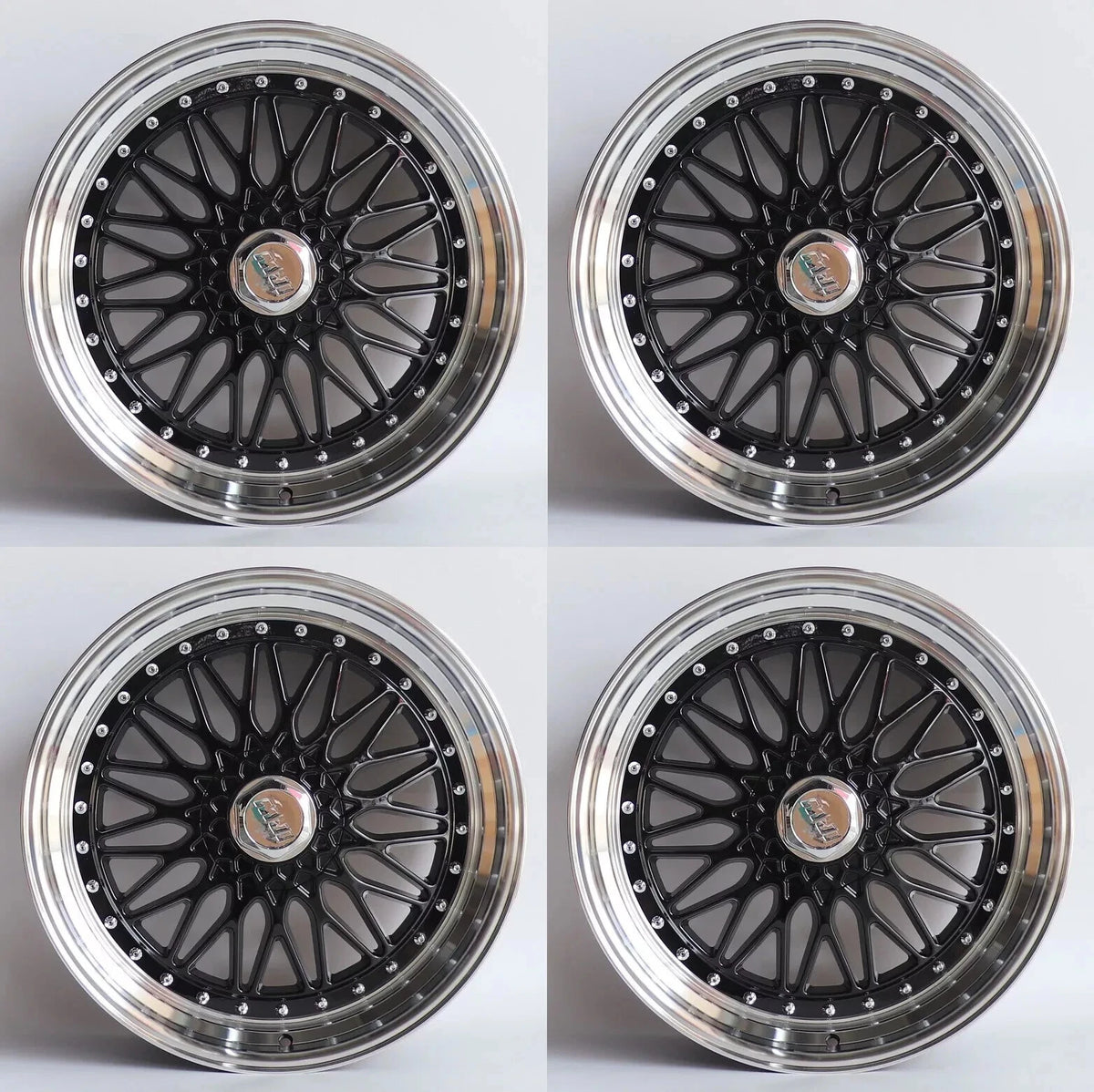 18x8/18x9 +35 5x112/5x120 Staggered Wheels RS Mesh Style 18