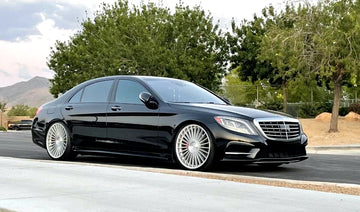 22” RF22 SILVER MACHINED CONCAVE WHEELS FOR MERCEDES W222 S450 S550 S560 S63 SET