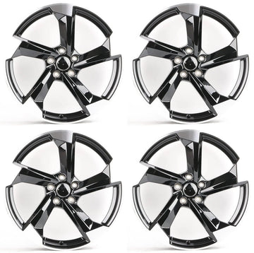 (Set of 4 ) 18" Wheels for Audi TT Q3 A3 A4 A5 S4 S5 18x8 5x112 +35 Gloss Black