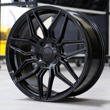 19" 20" MRR Flow Forged M024 Black Wheels For Corvette C6 C7 Z06 Grandsport Set