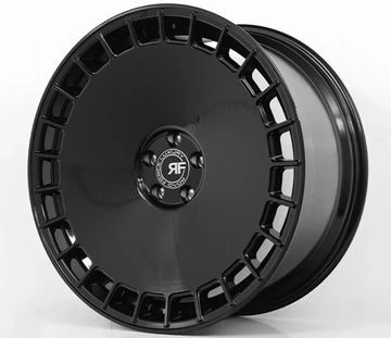 20” RF30 GLOSS BLACK CONCAVE WHEELS FOR BMW G70 740 M760 I7 20x8.5/20x10 SET 4