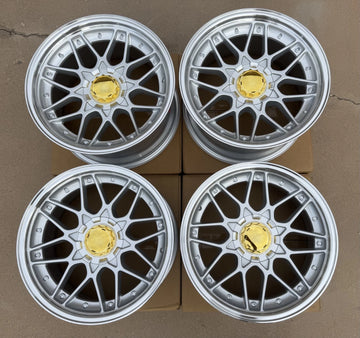 18" RS Style Wheels 18x8/18x9 Staggered 73.1 5x120 For BMW 325 328 330 335 E46