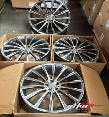 Set (4) 20" Wheels 20x8.5 +45 5x112 For Mercedes Benz E GLE GL GLS ML 350 450