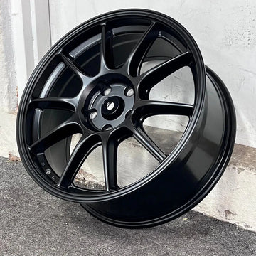 (SET 4) 15" TUNER STYLE WHEELS RIMS SATIN BLACK FITS HONDA CIVIC INSIGHT CRX