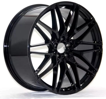 22'' Wheels Set of Four For BMW X5 S Drive 40e 2016-18 5x120 GLOSS BLACK Rims
