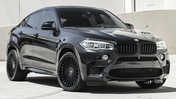 22” RF22 GLOSS BLACK WHEELS RIMS FOR BMW G05 X5 X5M G06 X6 X6M 22X9 / 10.5 SET 4