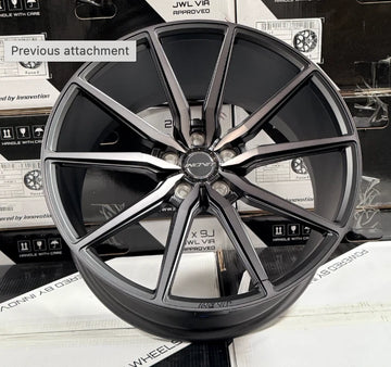 20x8.5/20x10 5x114.3 Inovit Frixion5 Wheels 20" Staggered Black Machined Rims