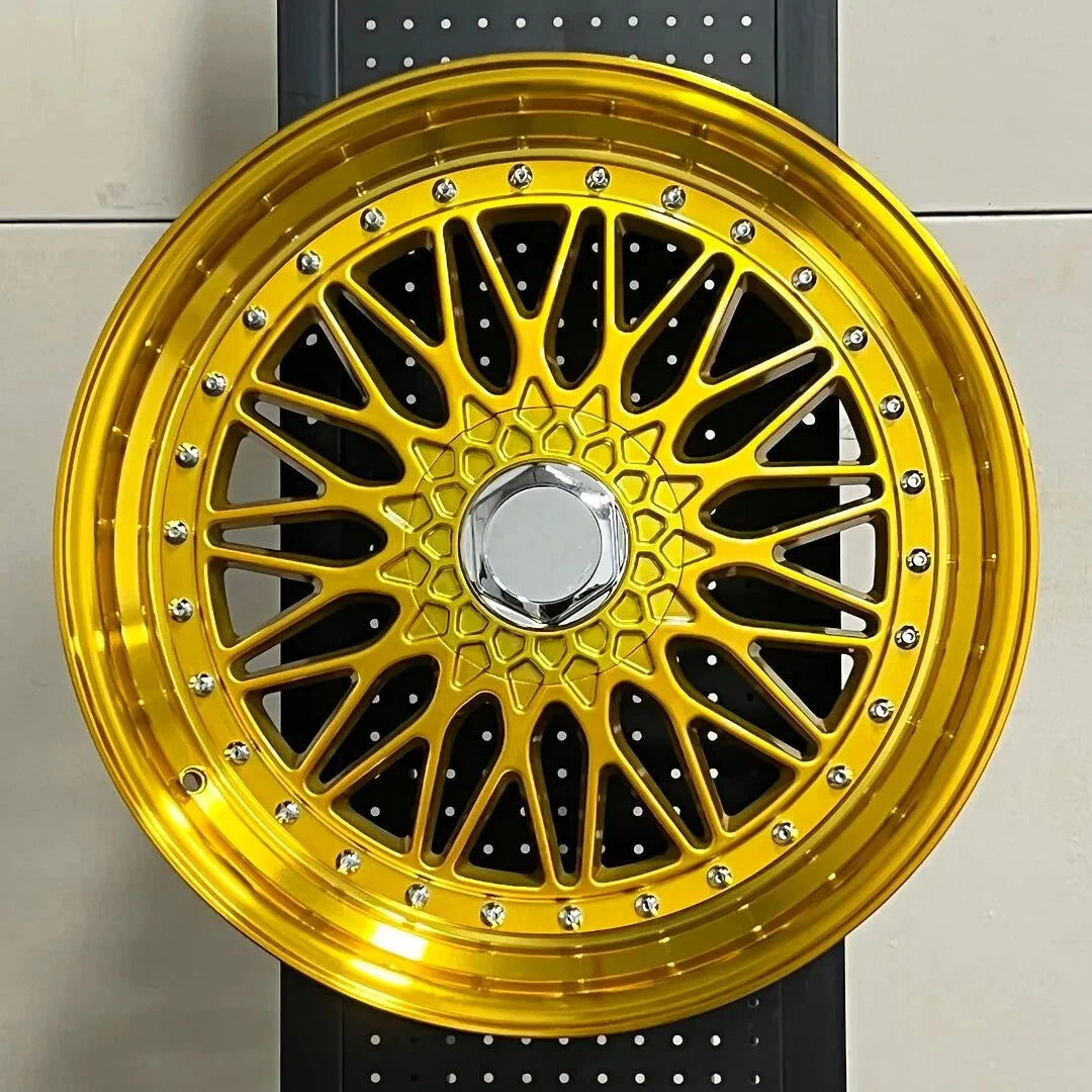 20X9.5 5X120/5X114.3 +35 EURO RS BB STYLE GOLD WHEELS 20