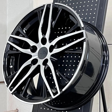 SET (4) 18" NEW HYBRID SPORT HFP STYLE BLACK FITS HONDA ACCORD SPORT RIMS WHEELS