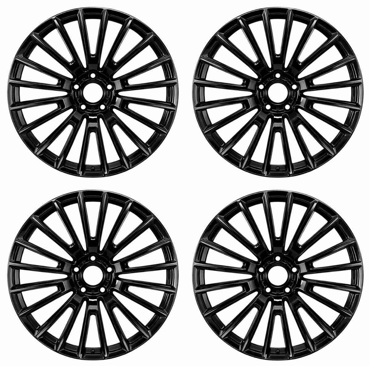 22x10 Wheels For Mercedes G500 G550 G63 G Wagon Gloss Black 22