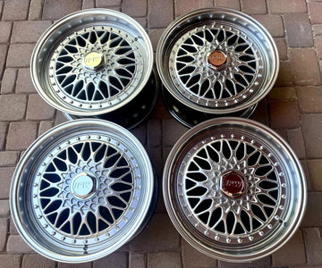 16" Wheels RS Style 16x7.5 4x100/4x114.3 +15 Rims For HONDA CIVIC EG EK GS GSR
