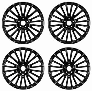 22" Black Wheels Fits Mercedes GLS GLE ML63 GL63 ML550 22x10 5x112 Rims Set 4