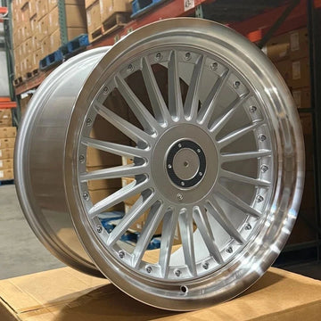 19x8.5/19x10 +20 5x120 CB 74.1 Staggered 19" Alpina Style Wheels Rims Set 4