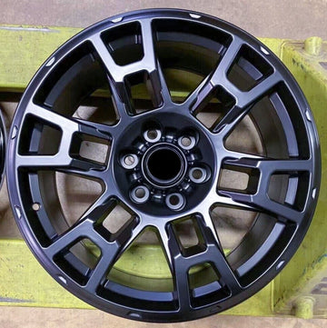 17"  Satin Black Wheels For Toyota 4Runner Tacoma GX460 GX470 FJ 6x139.7 17x8 +5